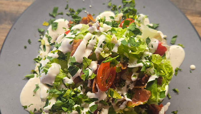 Million Roahouse is serving a chop salad for lunch or dinner.